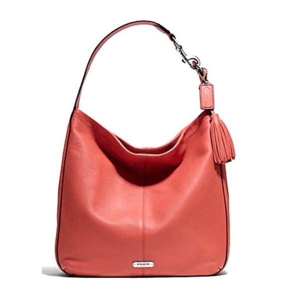 Coach Avery Pebbled Leather Large Hobo Bag (Sienna) - Picture 1 of 8
